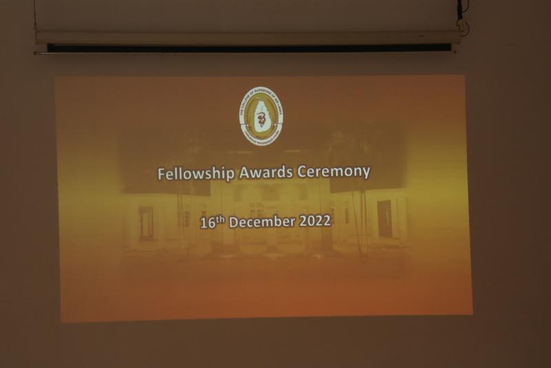 Fellowship Awards Ceremony - December 